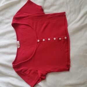 Ribbed crop top